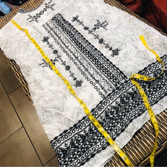 ⭐️🌟 Biya by Johnny Was Beautifully Embroidered Tunic Dress Sz M - Picture 11 of 12